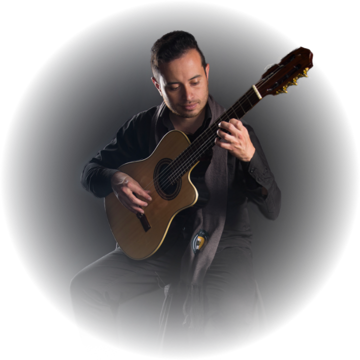 Ney LZ requintista y productor del Trío Chulla Vida